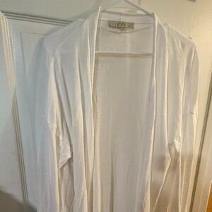 LOFT Lightweight White Cardigan – Size XL